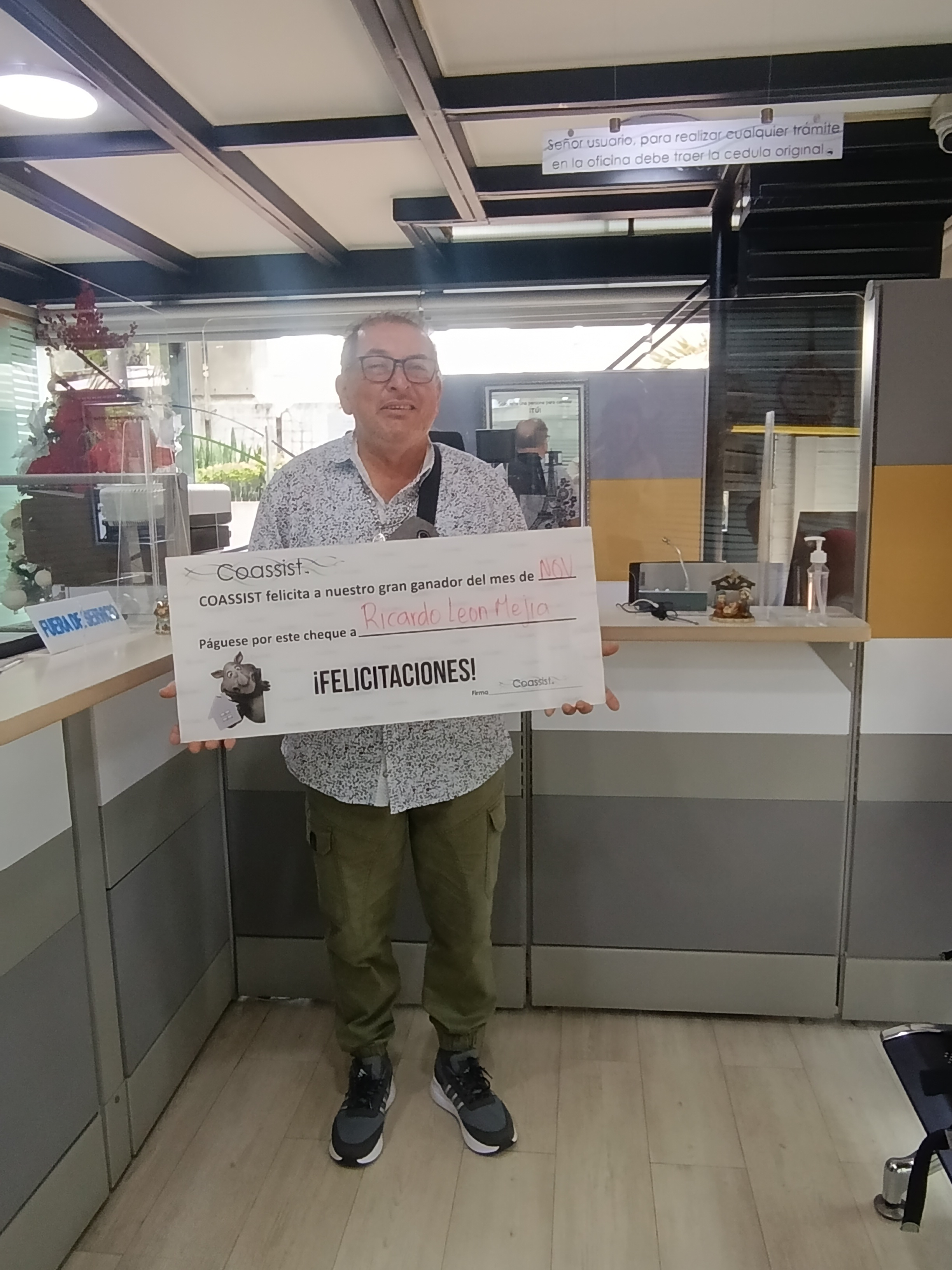 Ganador sorteo Febrero