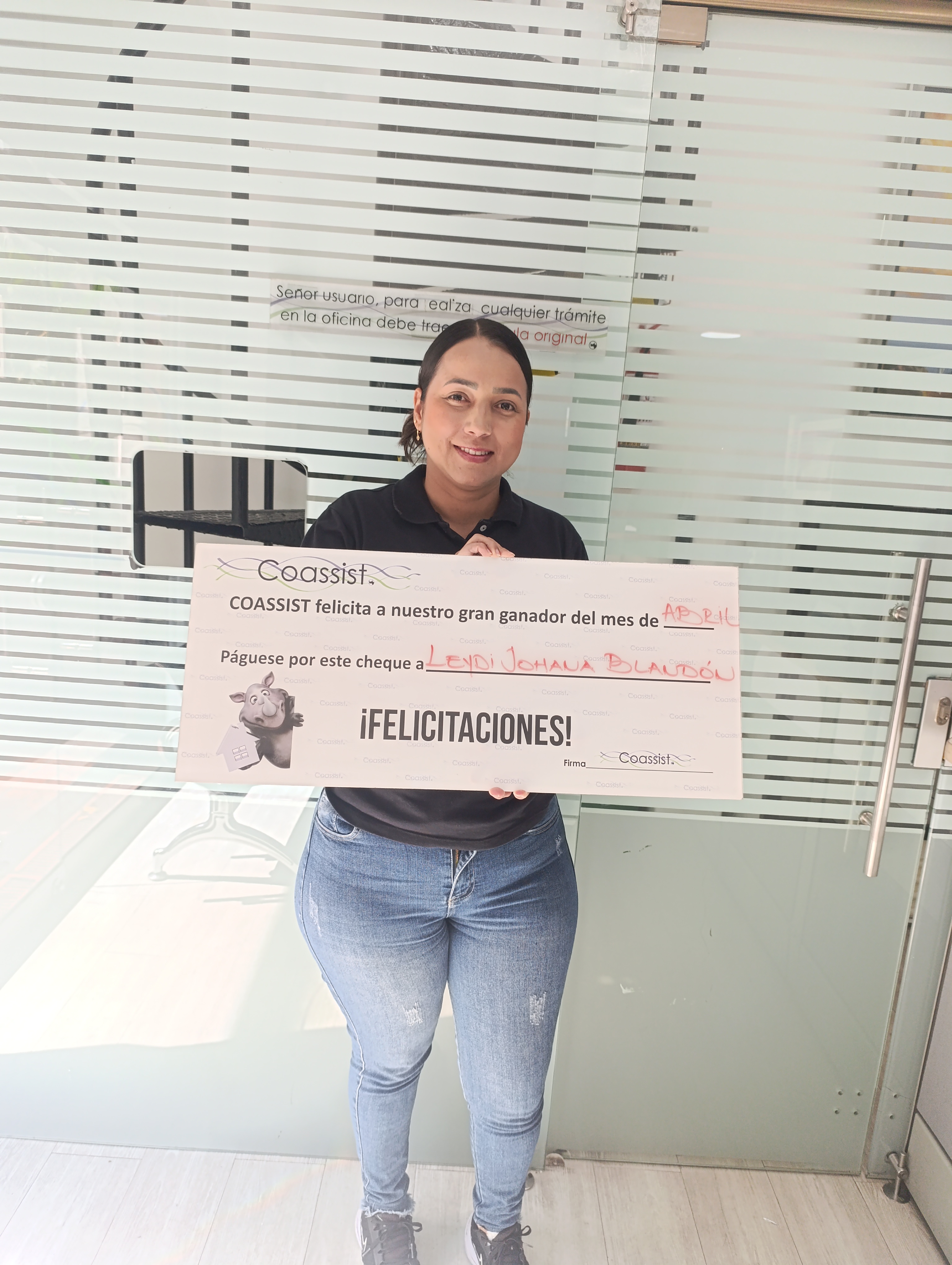 Ganador Abril 2026 SV